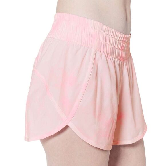 lululemon athletica Pants - Lululemon Tracker Short Low-Rise  4" *Diamond Dye White Miami Pink